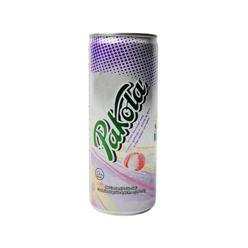 PAKOLA LYCHEE FLAVOURED TIN 250 ML