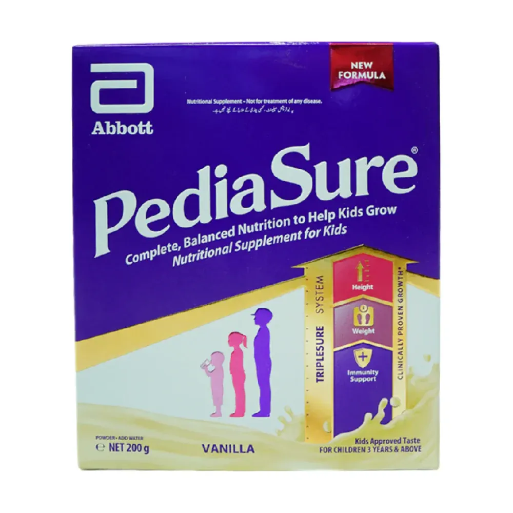 PEDIASURE VANILLA FOR CHILDREN 2-10 YEAR 200 GM