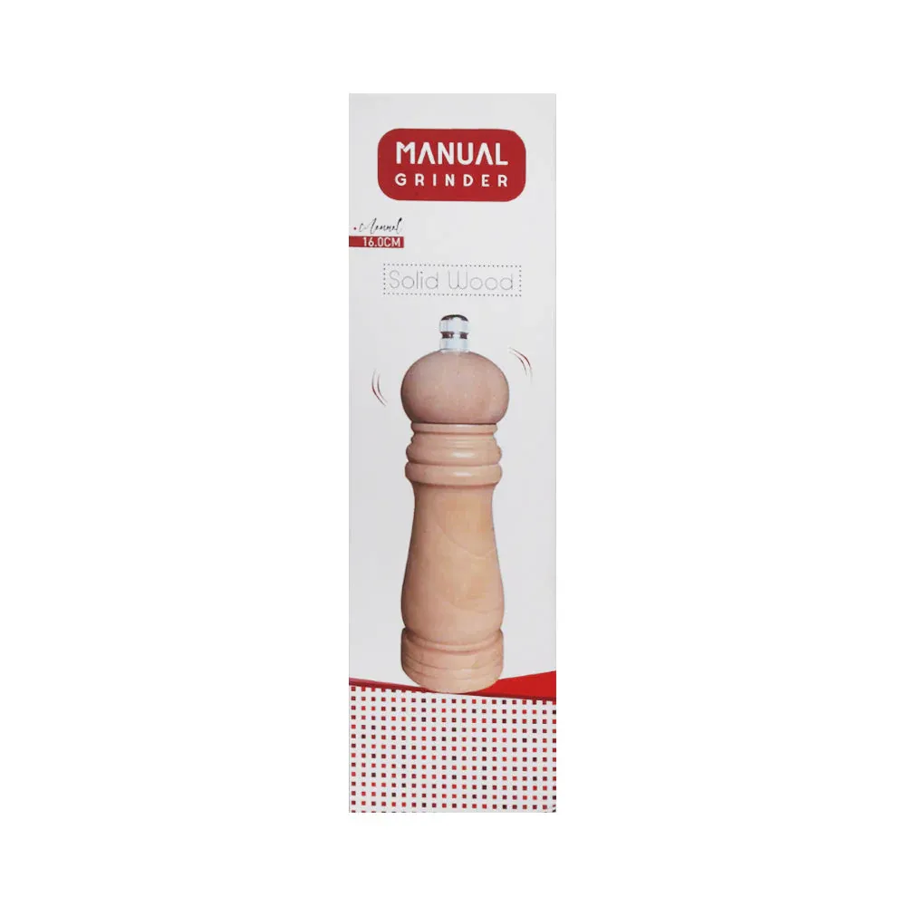 PEPPER MILL GRINDER WOODEN IR 35637-22