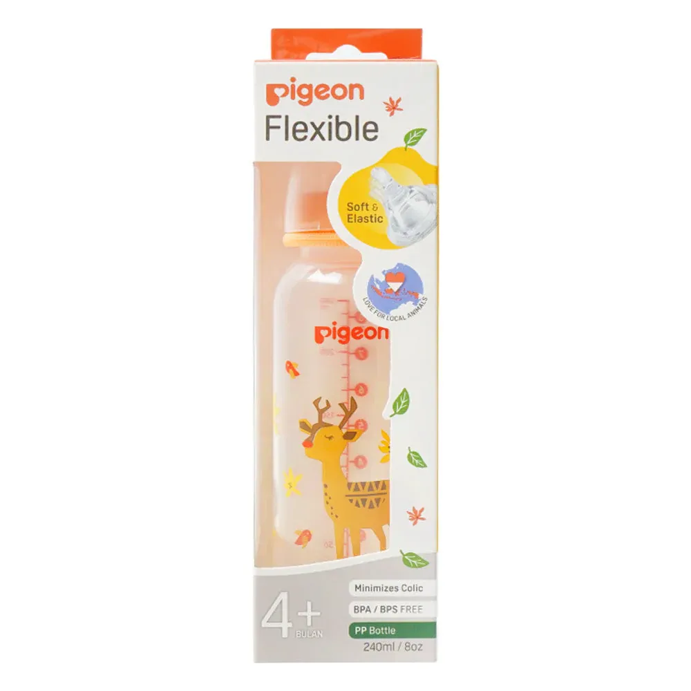 PIGEON BABY FEEDING BOTTLE DEER 4M+240 ML 79404