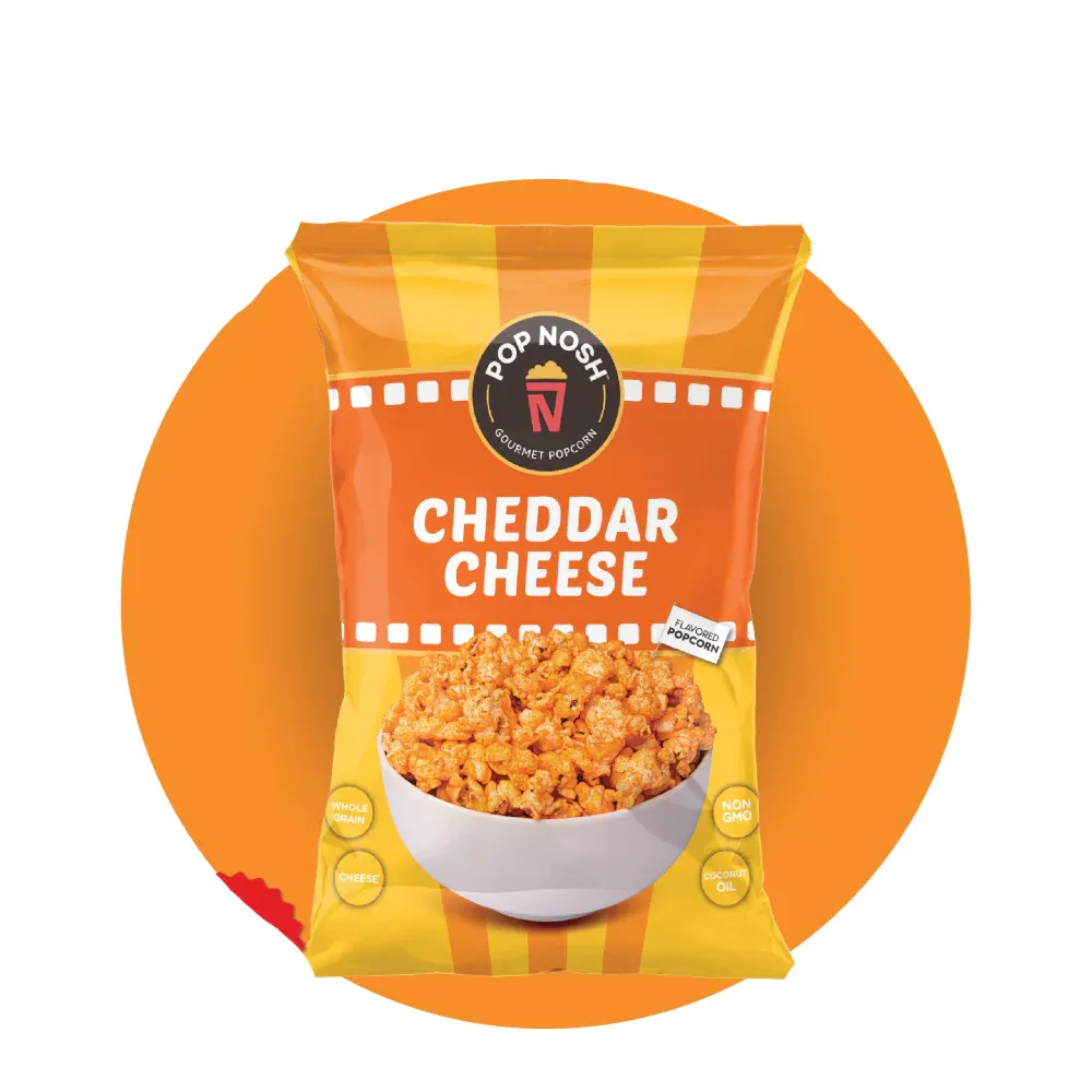 POPNOSH POPCORN CHEDDAR CHEESE 18 GM