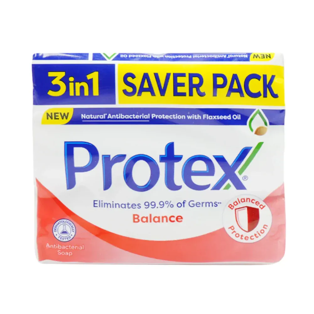 PROTEX SOAP BALANCE SAVER PACK 3 IN 1 3X130 GM
