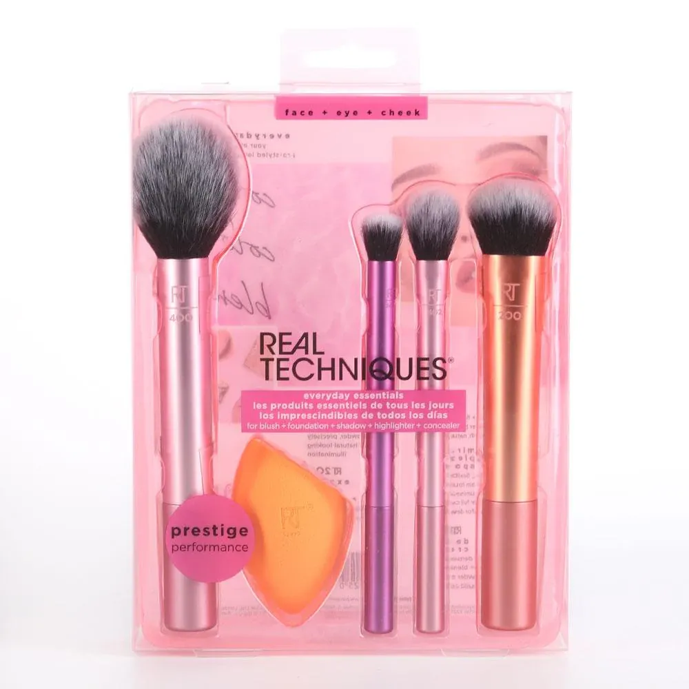 REAL TECHNIQUES BY SAM & NIC NEW FACE EYE CHEEK BRUSH KIT