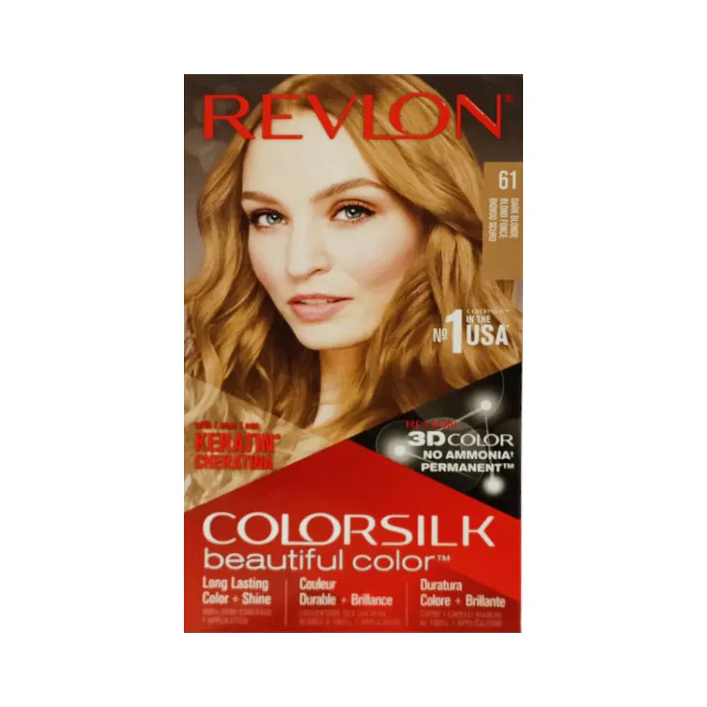 REVLON HAIR COLOR SILK DARK BLONDE 61