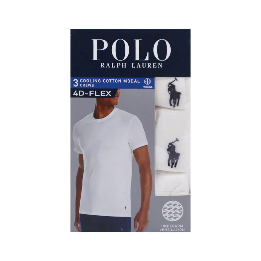 RL MEN S/S R.NECK SHIRT P-3 LFC2P3-WHD WHT (IR)