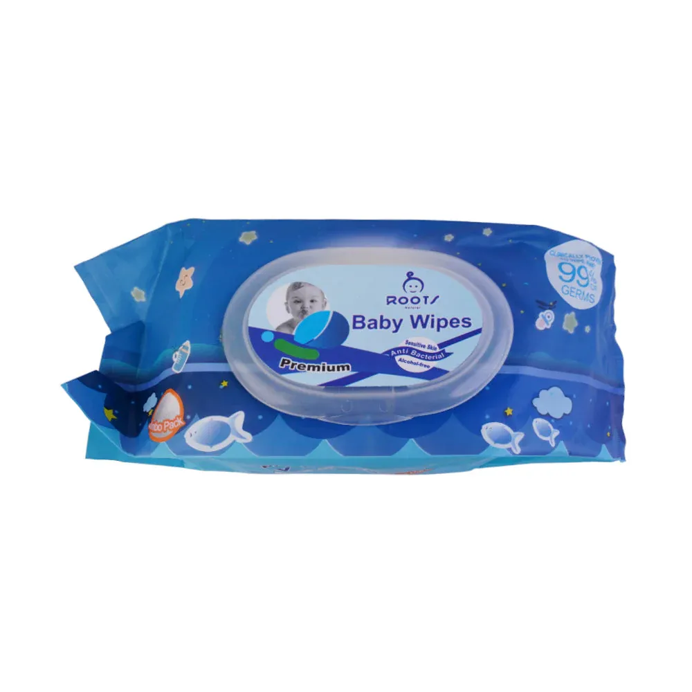 ROOTS PREMIUN BABY WIPES 64PC PACK