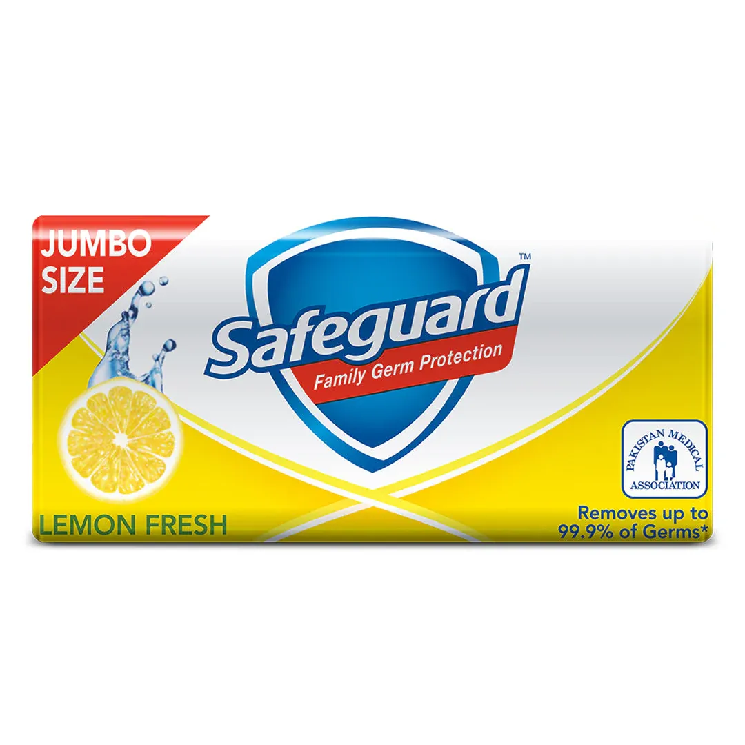 SAFEGUARD SOAP LEMON FRESH JUMBO SIZE 168 GM