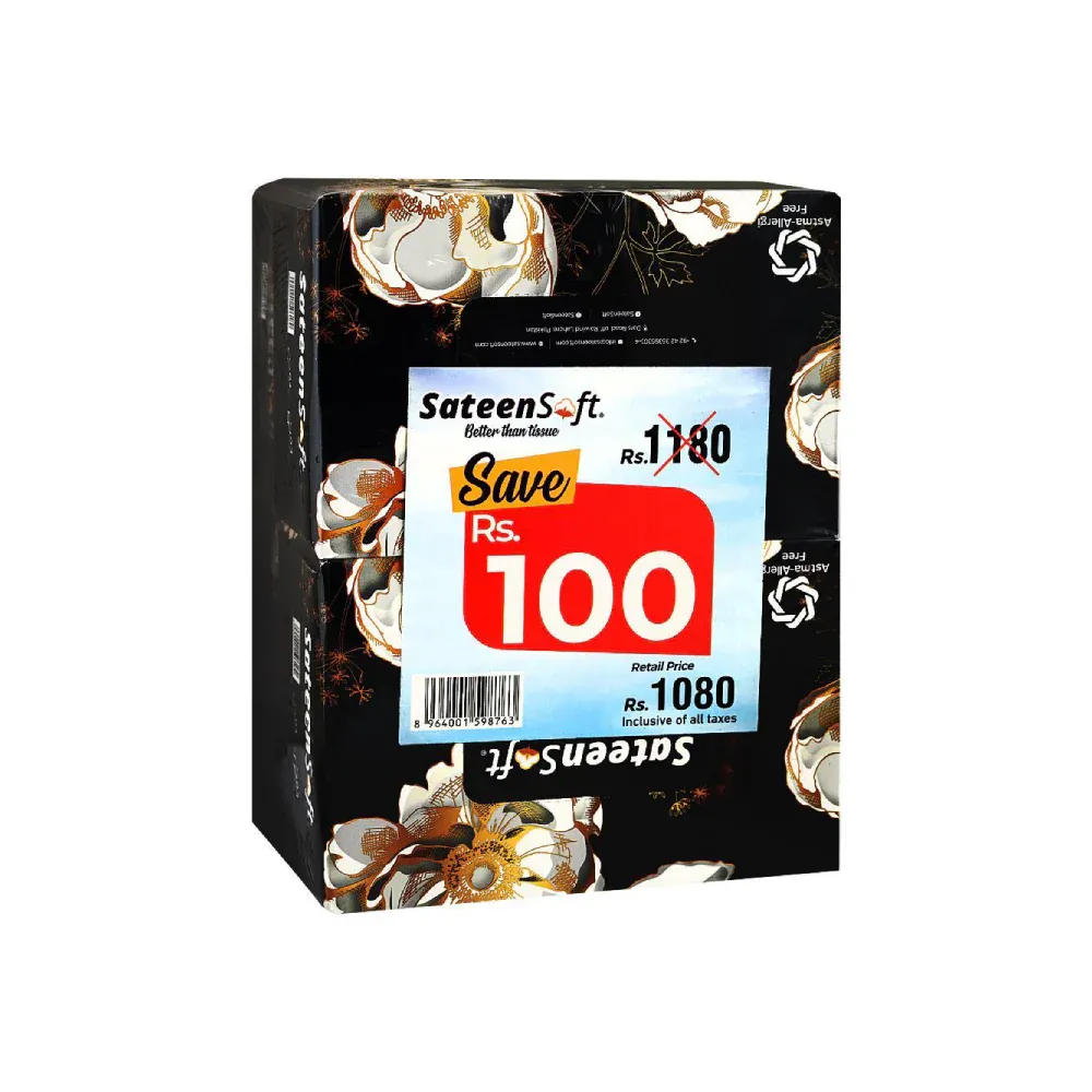 SATEEN SOFT LIFESTYLE POP UP PACK OF 4