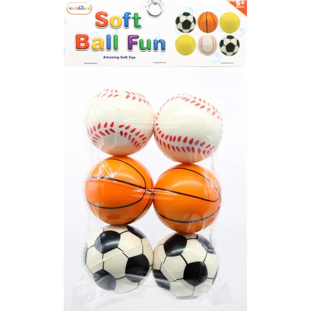 SB-F1 SPORTS BALL 7CM 6PCS