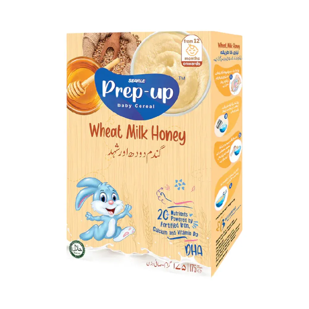 SEARLE PREP-UP WHEAT MILK AND HONEY 6MONTHS 175GM