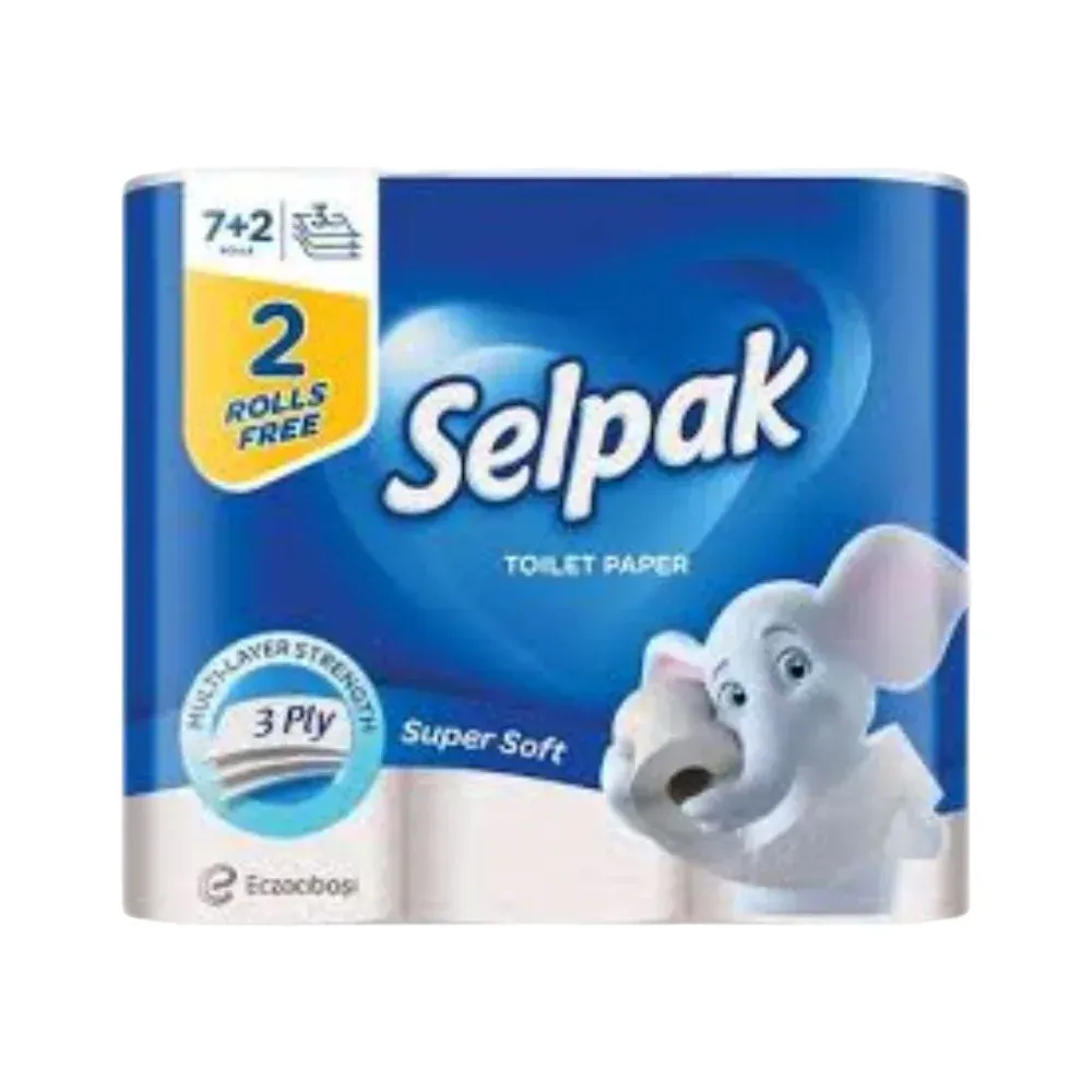 SELPAK TOILET ROLL SUPER SOFT 9PC PACK