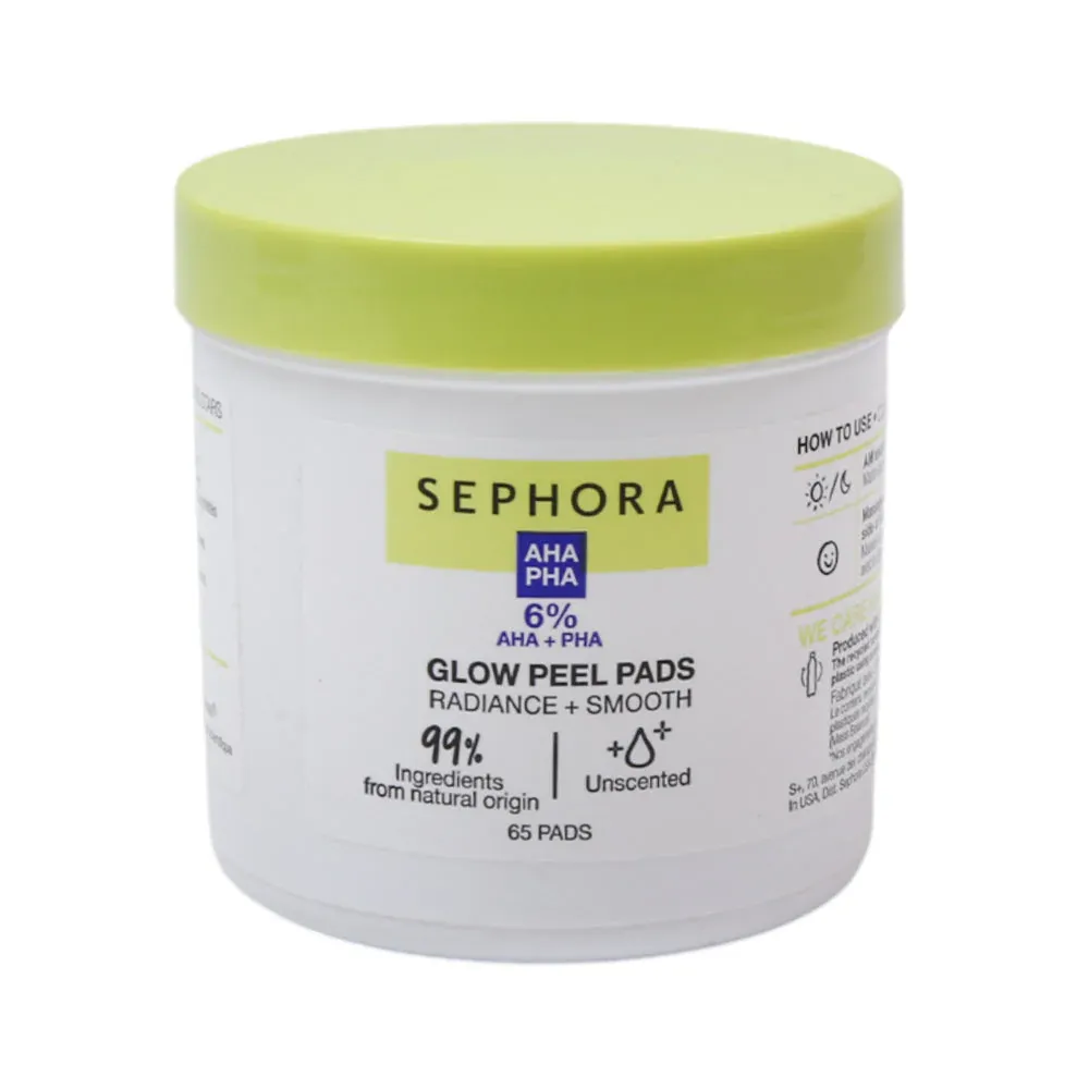 SEPHORA AHA PHA 6% GLOW PEEL PAD