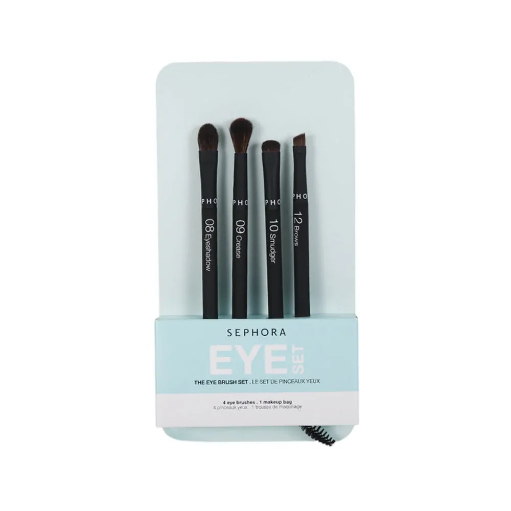 SEPHORA THE EYE BRUSH 4PC SET WITH BAG