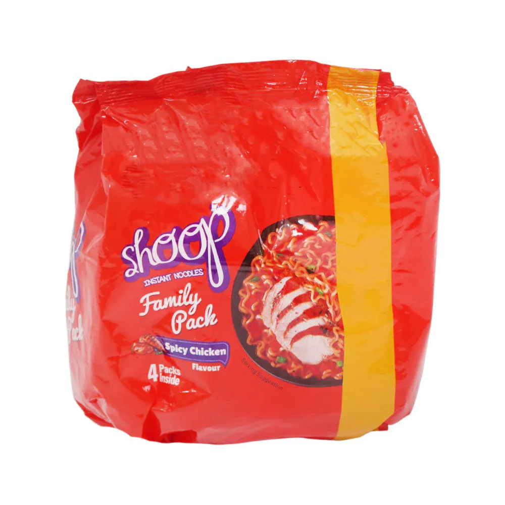 SHAN SHOOP SPICY CHICKEN NOODLE  PACK OF 4PC
