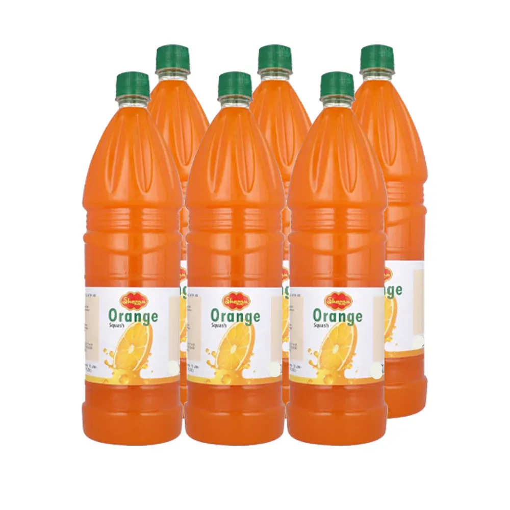 SHEZAN SQUASH ORANGE 1.4 LTR- CARTON