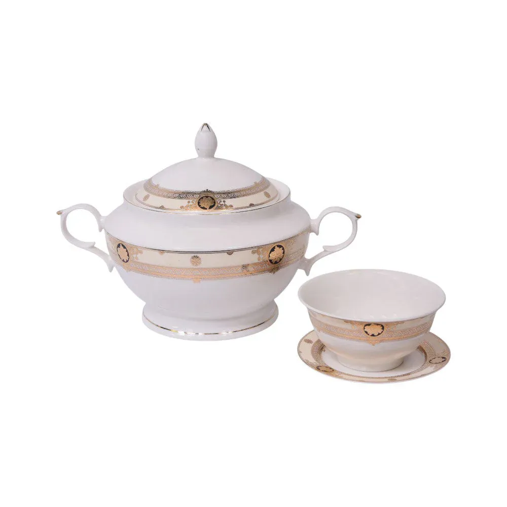 SOUP SET 21PC ROYAL BISTRO IR YS23153