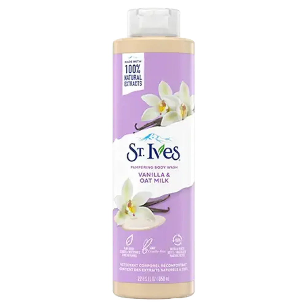 ST.IVES BODY WASH PAMPERING VANILLA & OAT MILK 650 ML