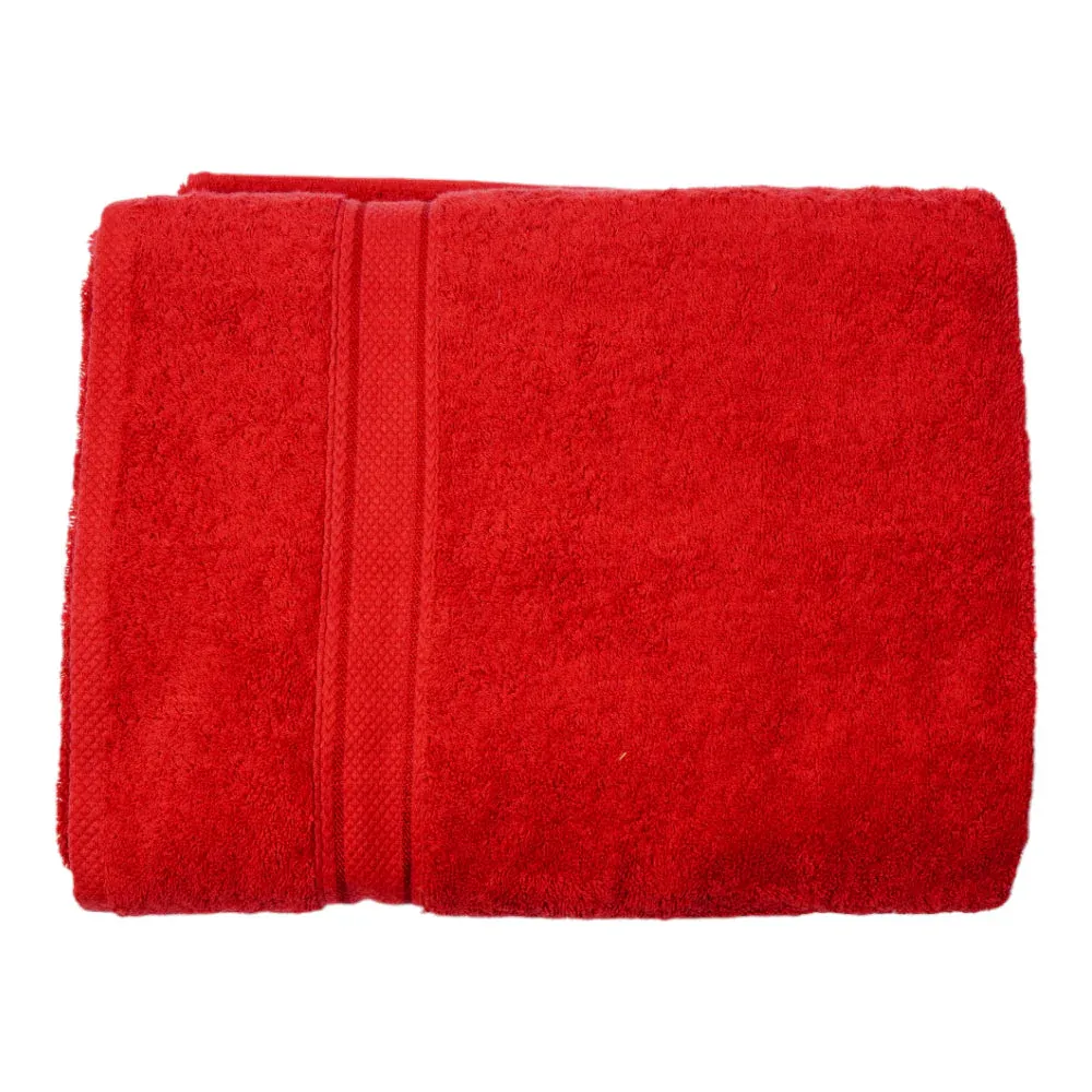 SUPER BATH SHEET BURGUNDI 90X150 CM