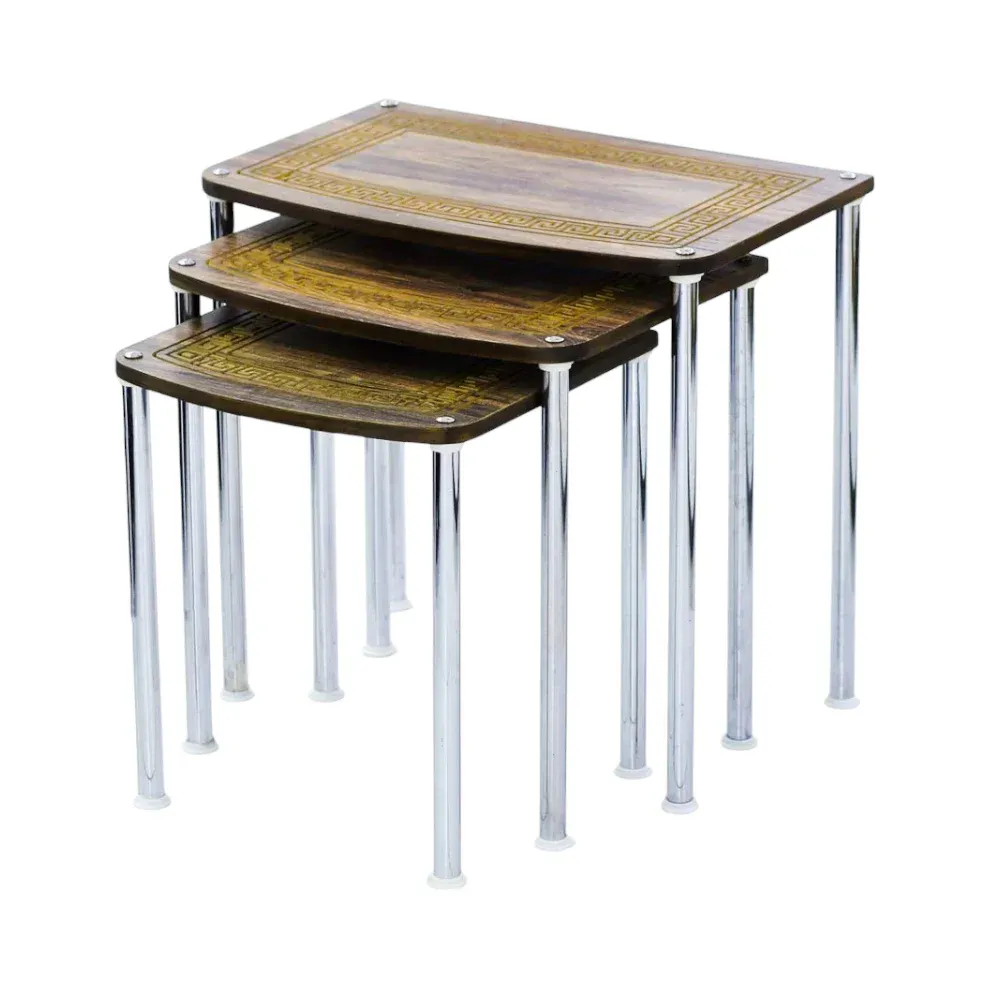 Table Set 3Pc Carving 034