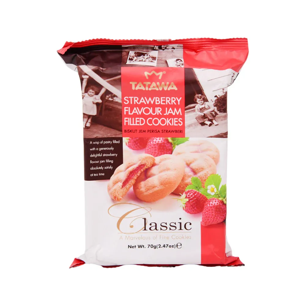 TATAWA COOKIE CLASSIC STRAWBERRY JAM 70 GM