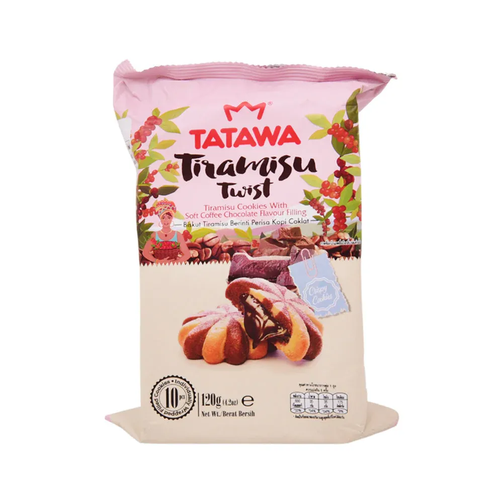 TATAWA COOKIE TIRAMISU TWIST 120 GM