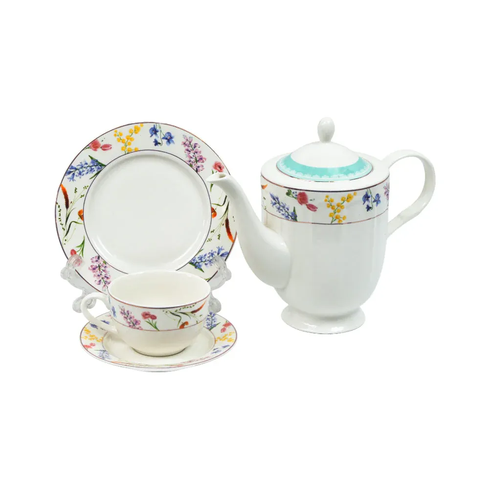 TEA SET 24PC ROYAL BISTRO IR QRD25054-3