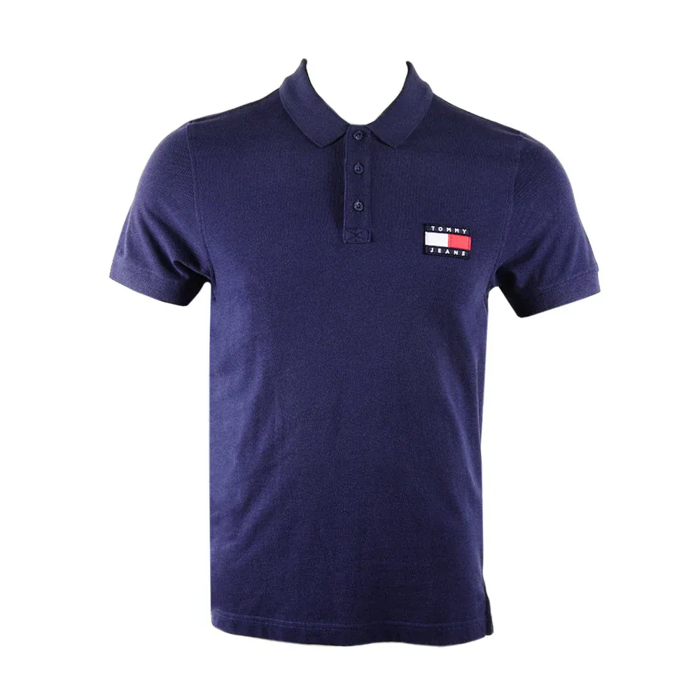 TH MEN S/S POLO 78J6341-410 NVY S (IR)