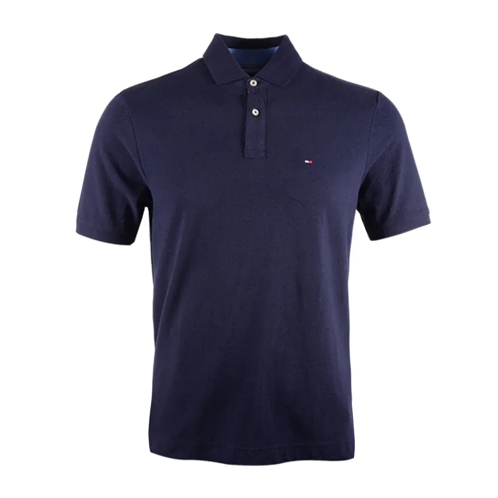 TH MEN S/S POLO SHIRT 7802266-468 NVY S (IR)