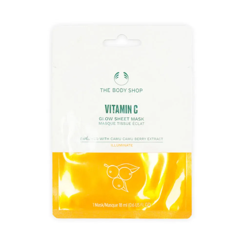 THE BODY SHOP VIT-C GLOW SHEET MASK