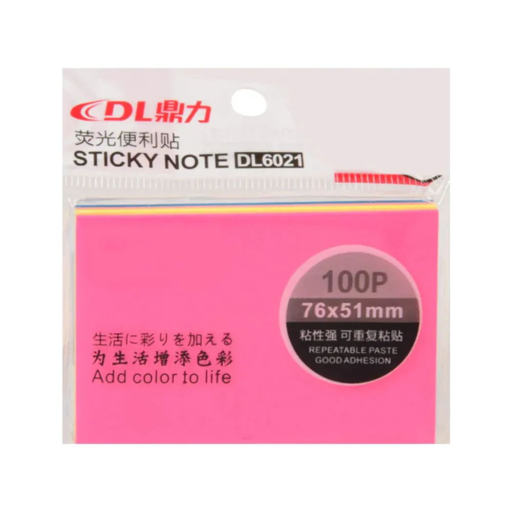 THREE FLOWER MEMO PAD 2*3 NEON