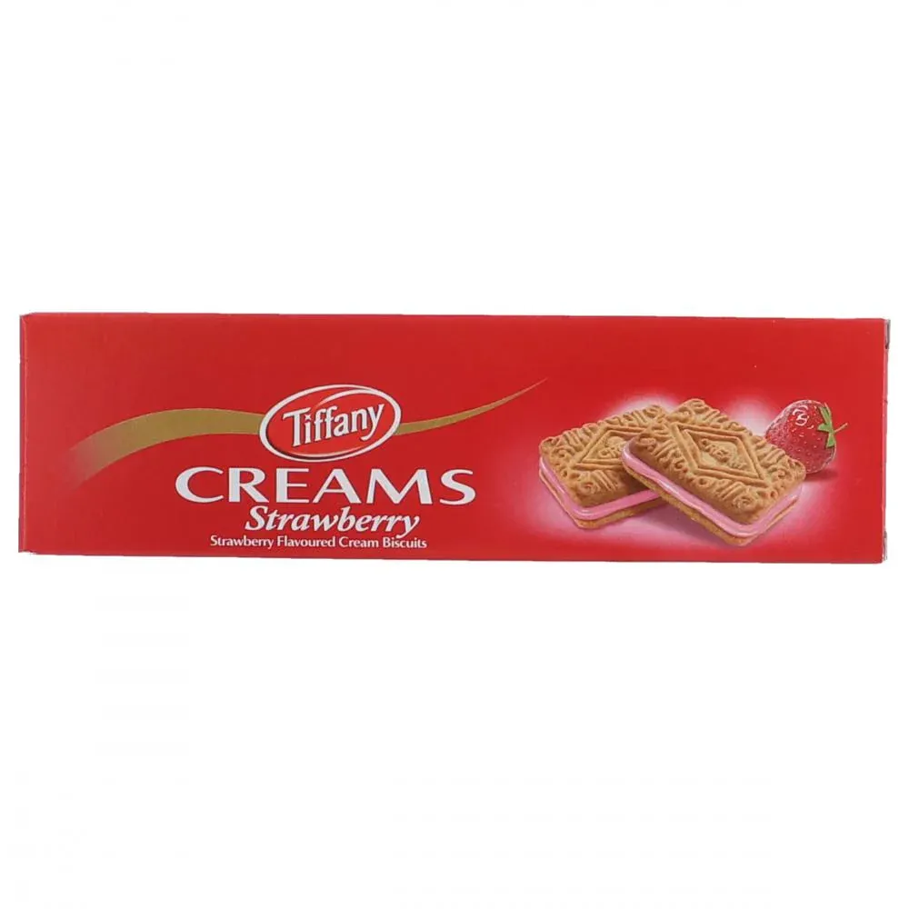 TIFFANY BISCUIT CREAM STRAWBER 80 GM
