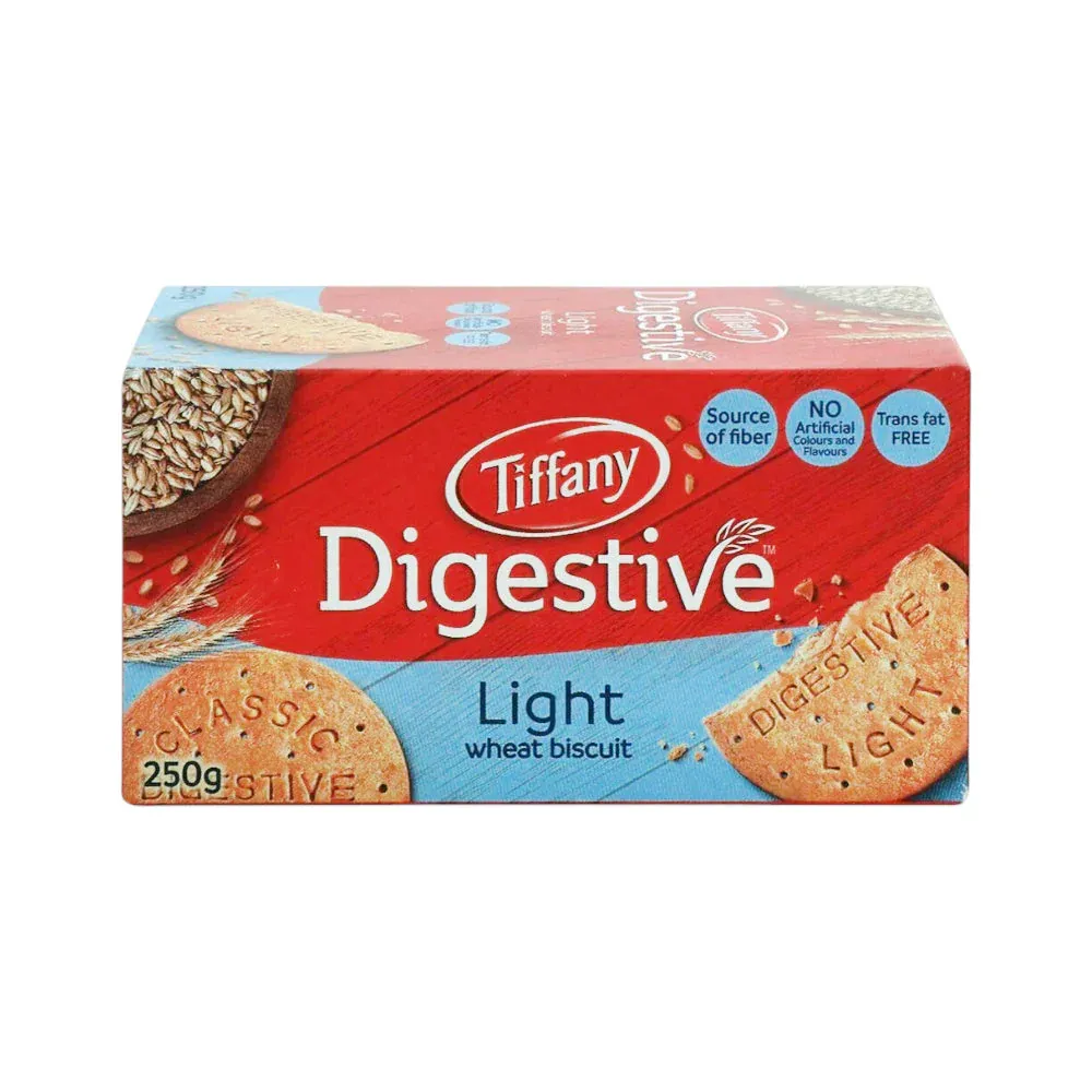 TIFFANY DIGESTIVE BISCUIT LIGHT 250 GM