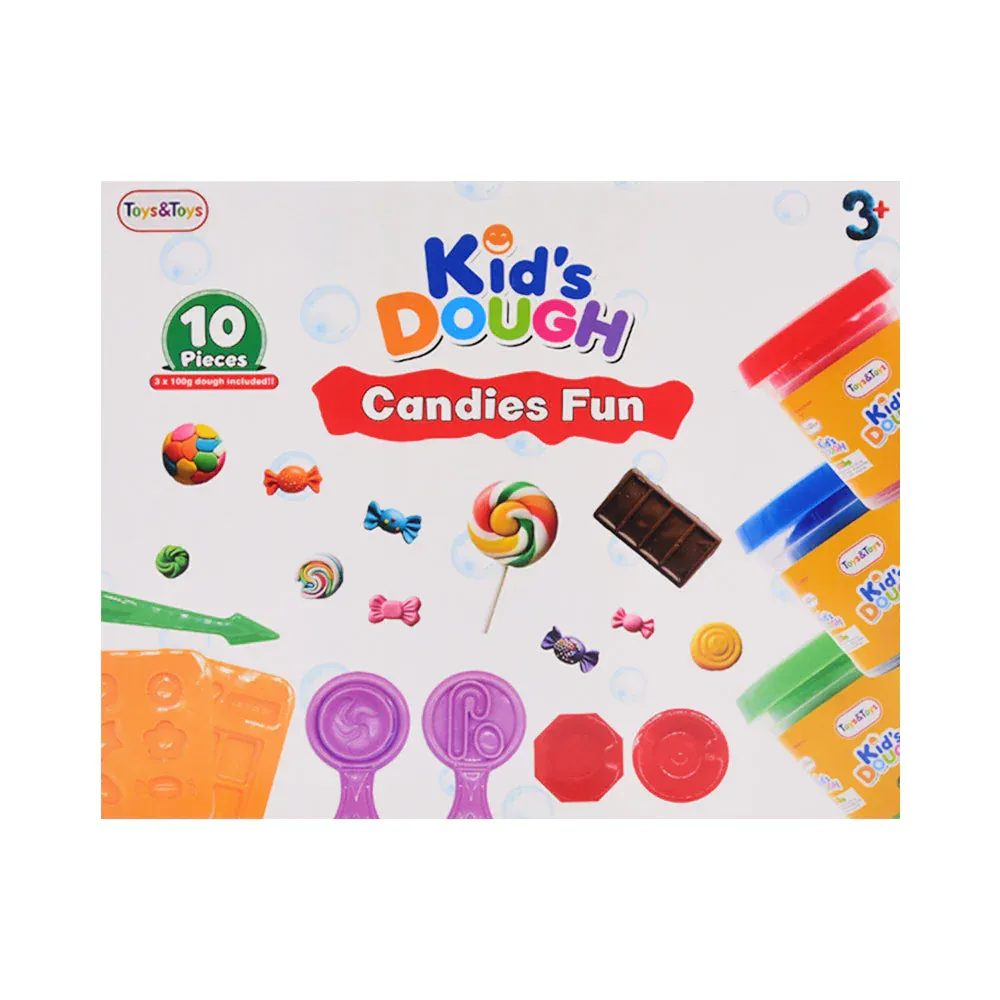 TKD-04 CANDIES FUN PLAYDOUGH 10PC A.I