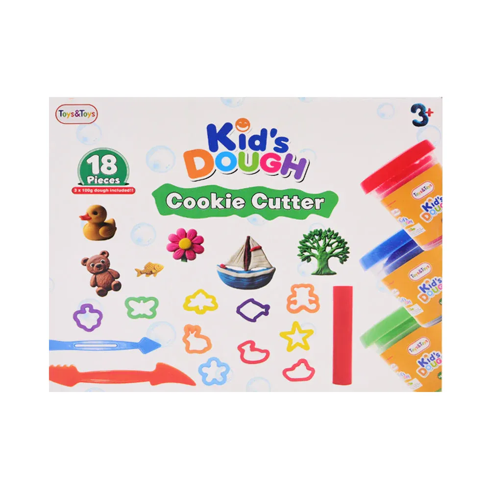 TKD-05 COOKIES CUTTER PLAYDOUGH 18PC A.I