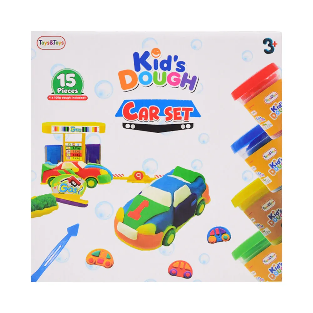 TKD-17 TNT CARS PLAYDOUGH SET 15PC A.I