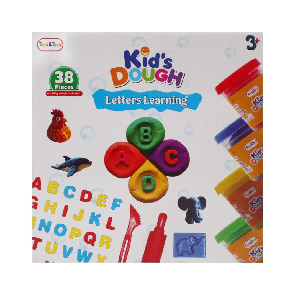 TKD-21 LETTERS LEARNING PLAYDOUGH 38PC A.I