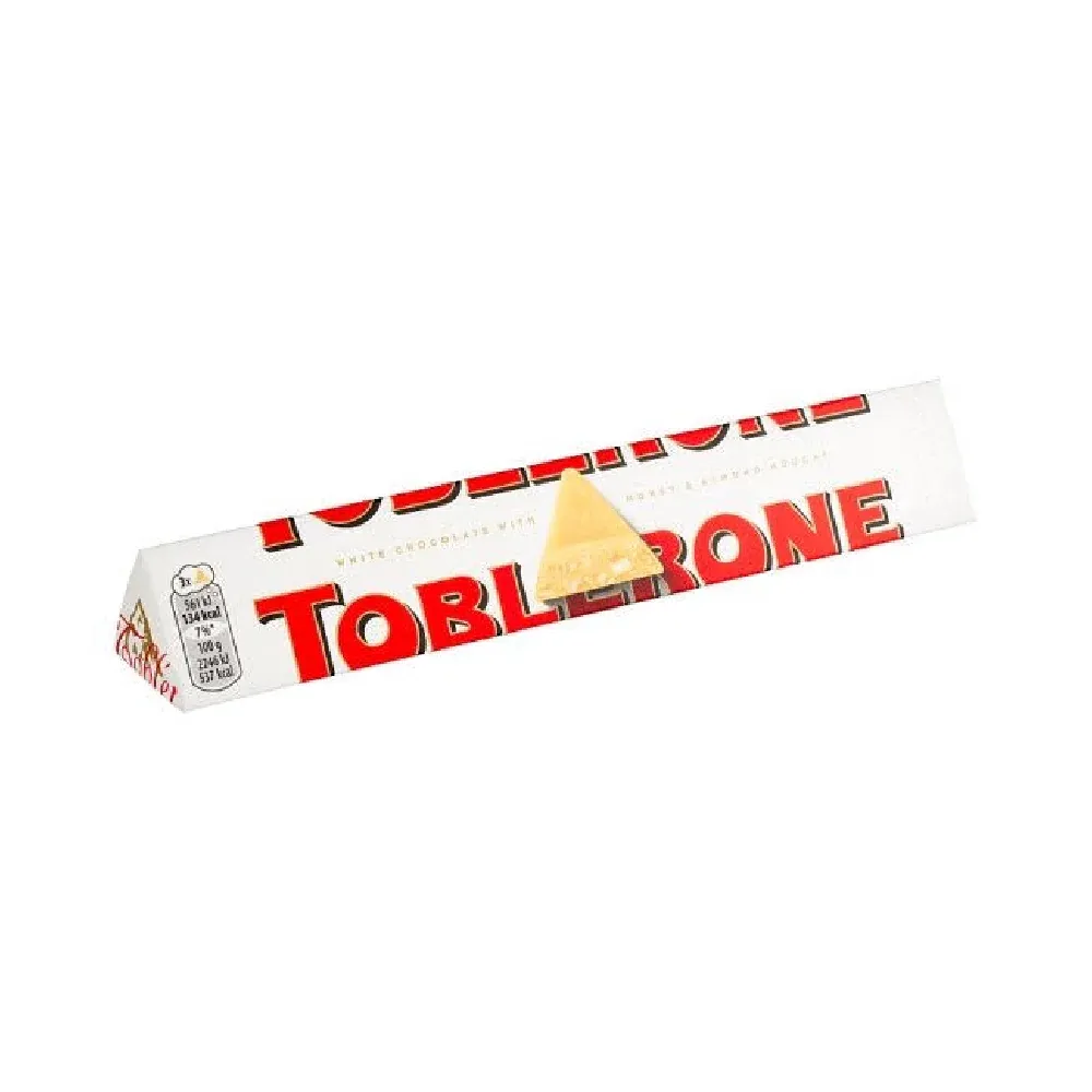 TOBLERONE CHOCOLATE WHITE 100 GM
