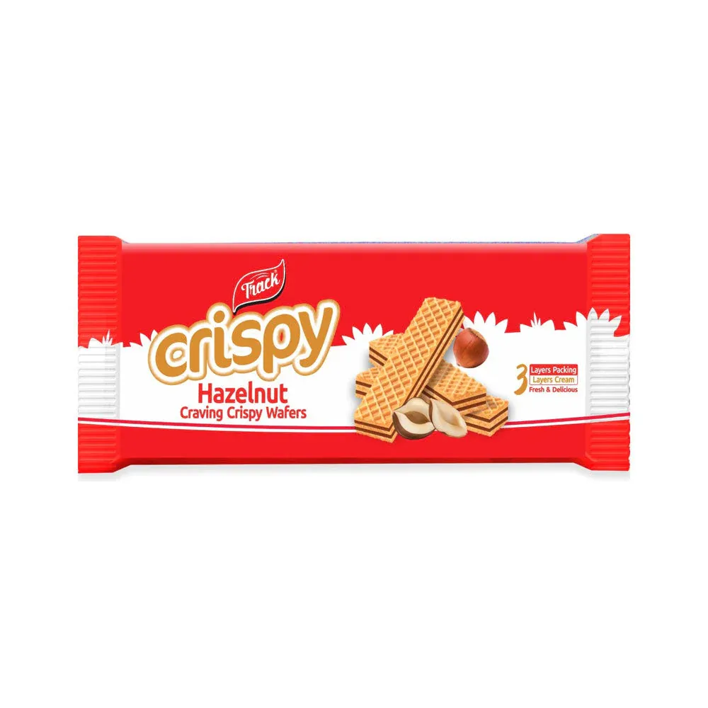 TRACK CRISPY WAFERS HAZELNUT 150GM