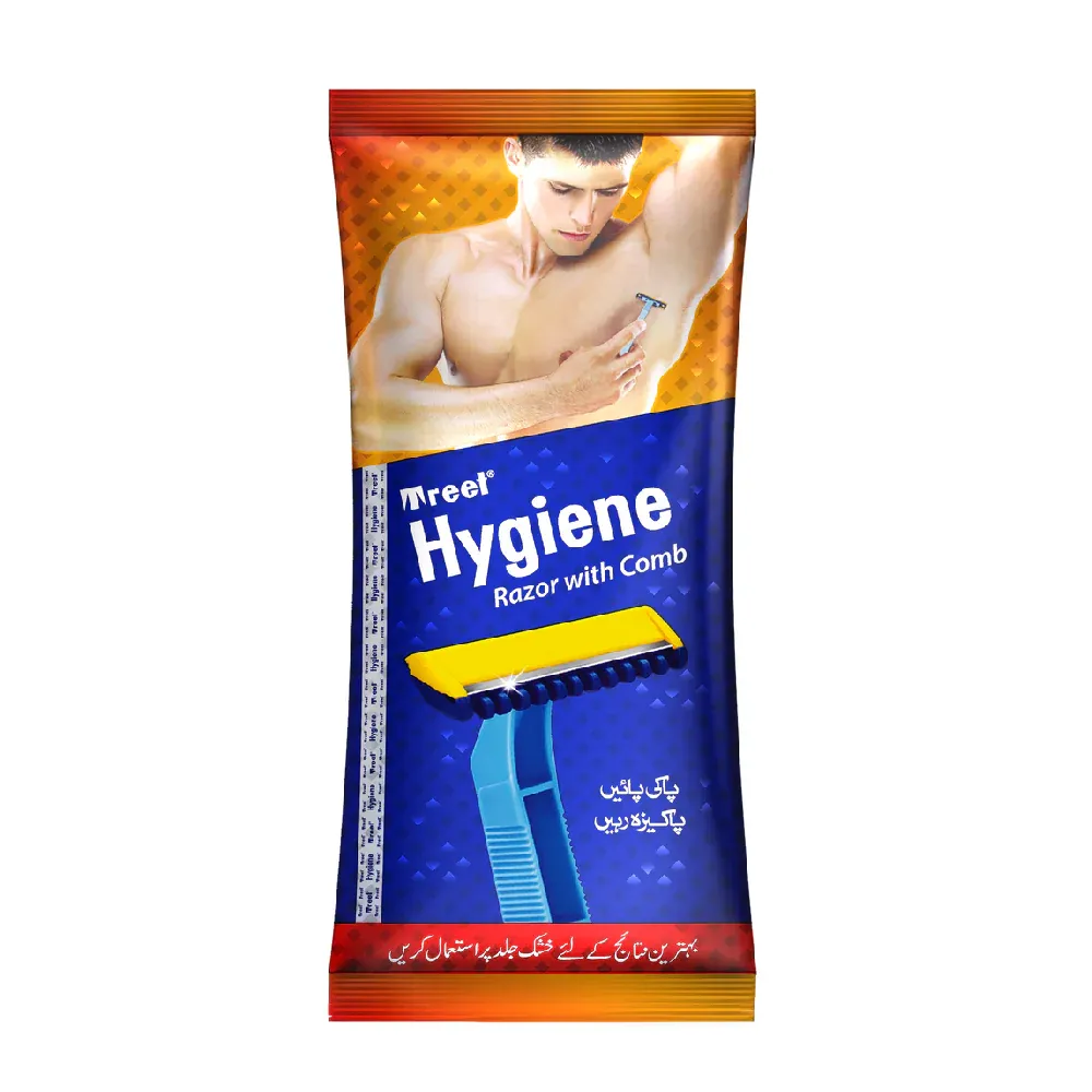 TREET HYGIENE RAZOR WITH COMB 1PCS