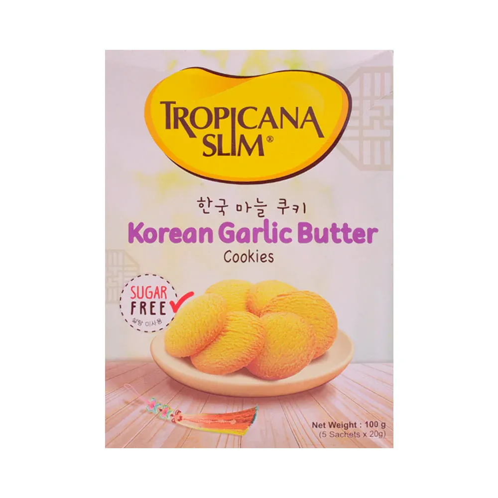 TROPICANA SLIM COOKIES KOREAN GARLIC BUTTER 100 GM