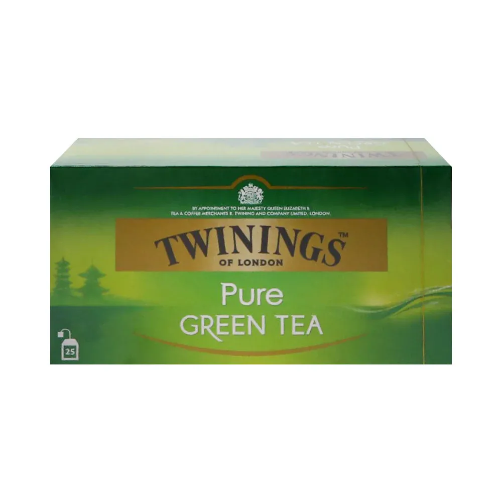 TWININGS GREEN TEA PURE 25 BAGS 50 GM BASIC