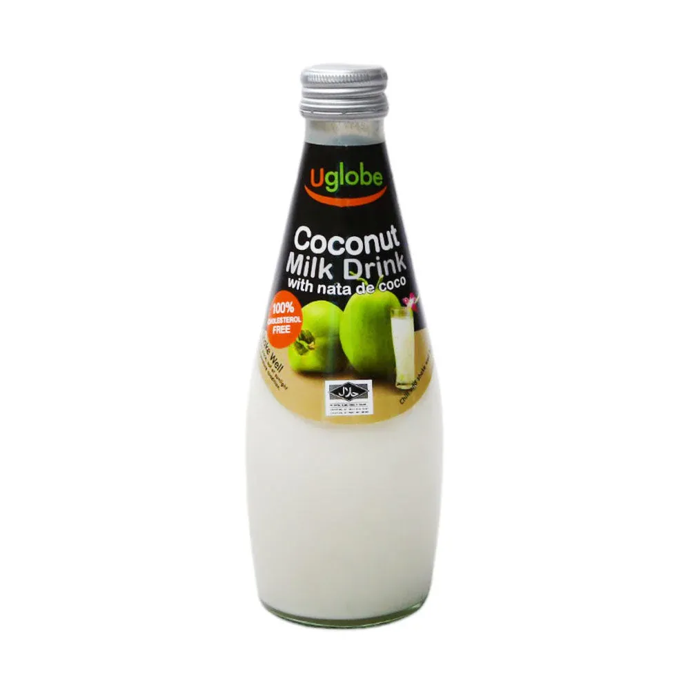 UGLOBE COCONUT DRINK MILK NATA DE COCO 290 ML BASIC