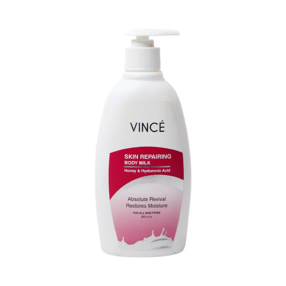 VINCE SKIN REPAIRING BODY MILK HONEY & HYALURONIC 330ML