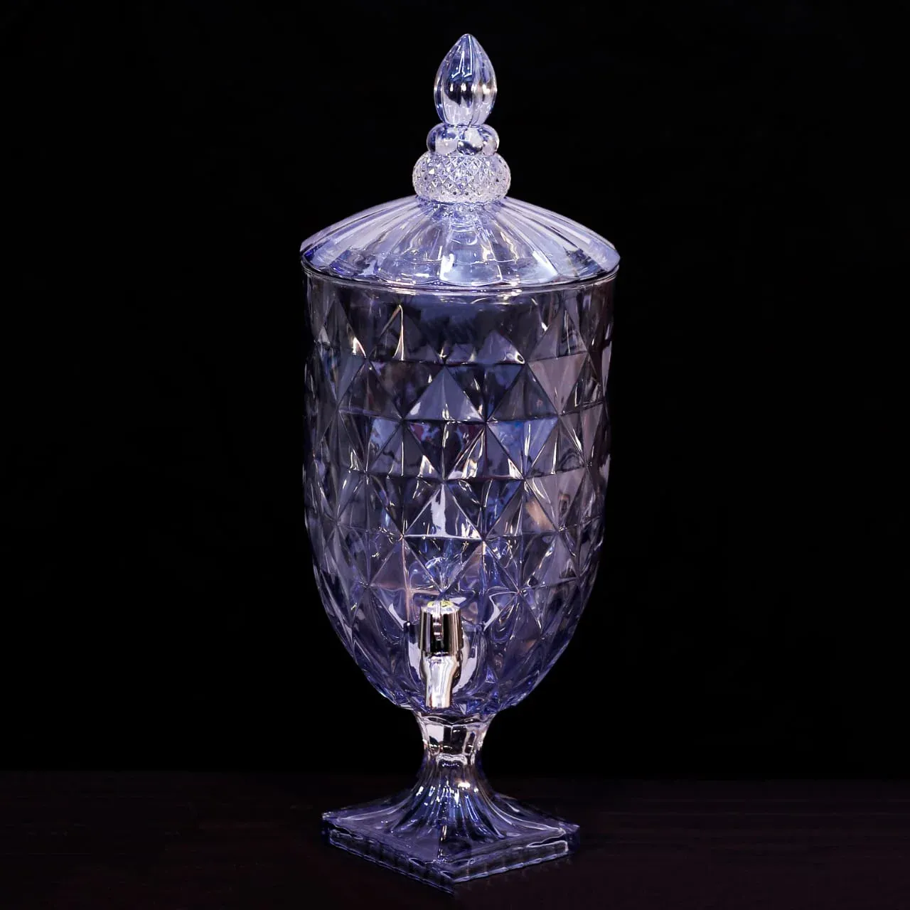 WATER COOLER GLASS AMBER+BLUE J310531DL