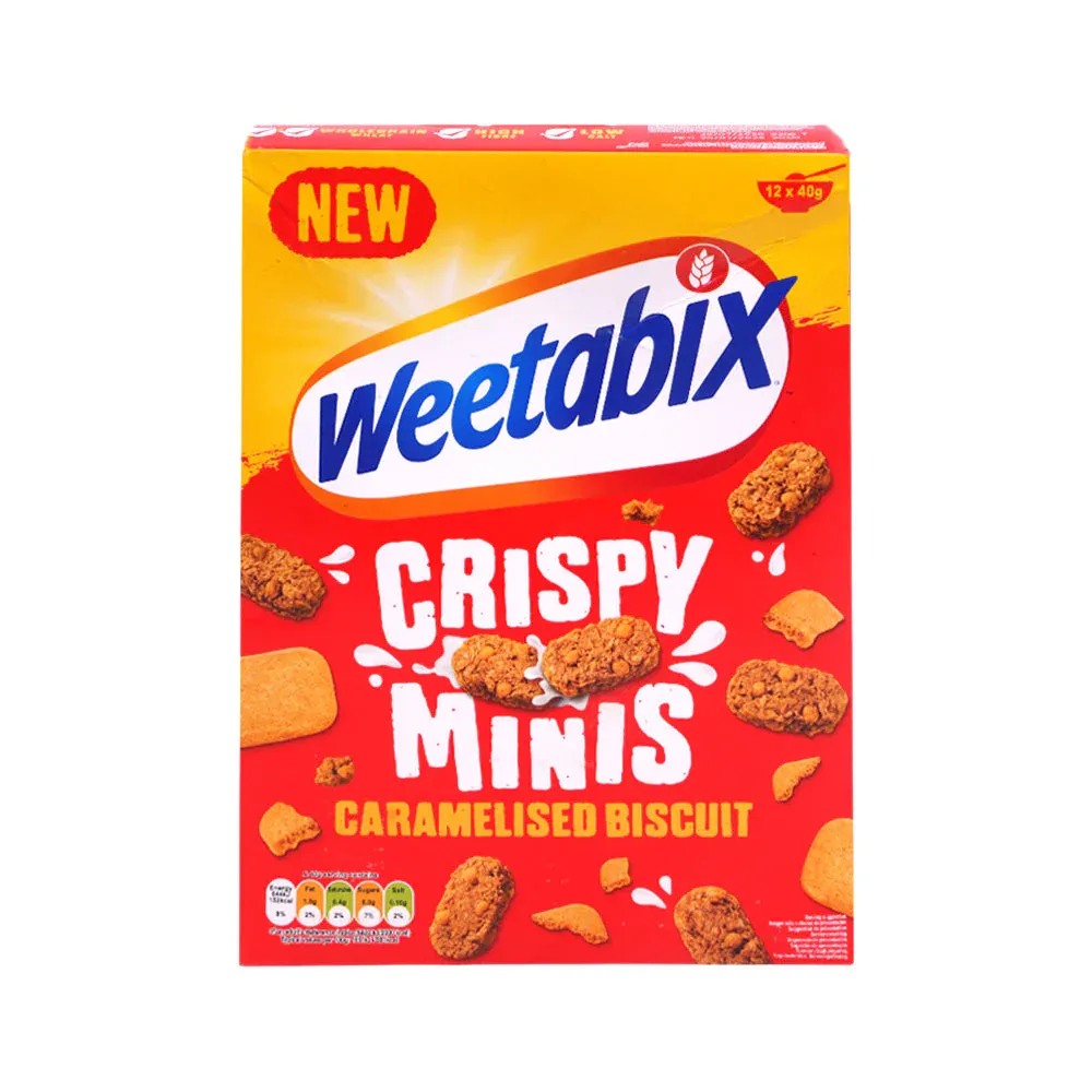 WEETABIX CEREAL CRISPY MINIS CARAMELISED BISCUT 500 GM