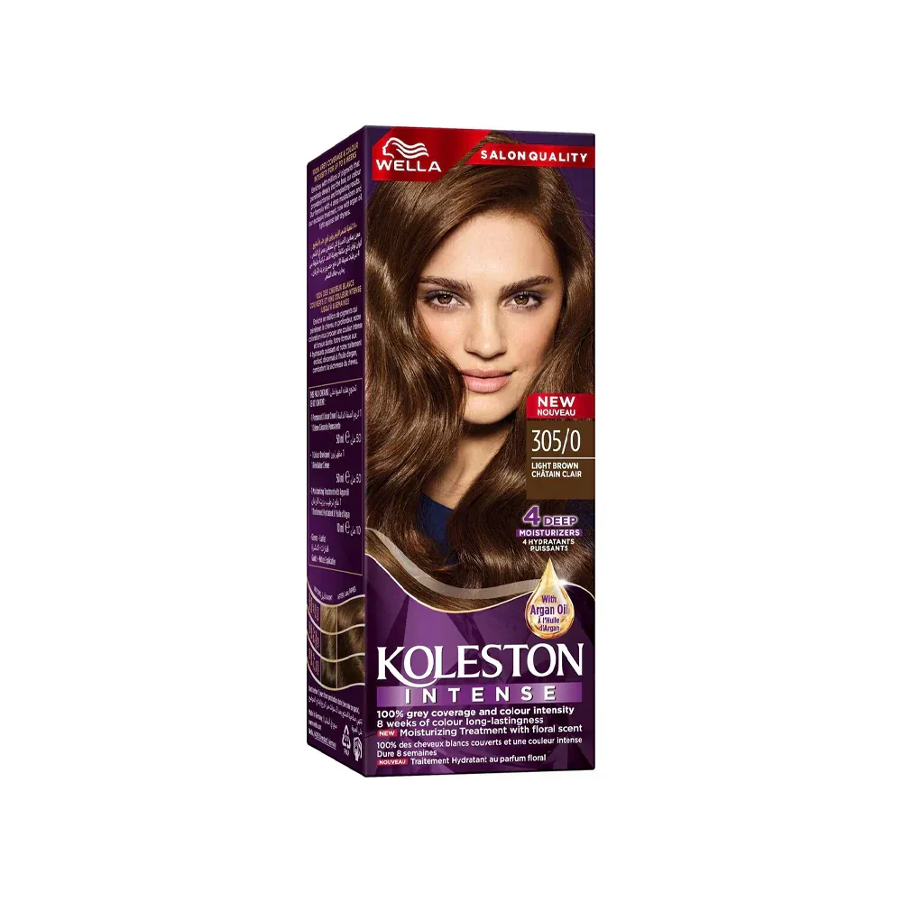 WELLA KOLESTON HAIR COLOR CREAM LIGHT BROWN 305/0 PC