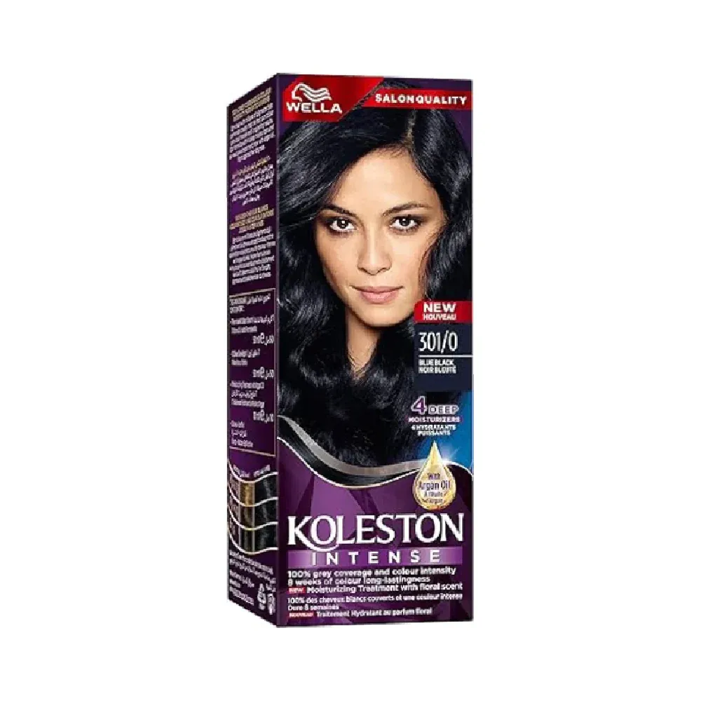 WELLA KOLESTON HAIR COLOUR CREME 301/0 BLUE BLACK