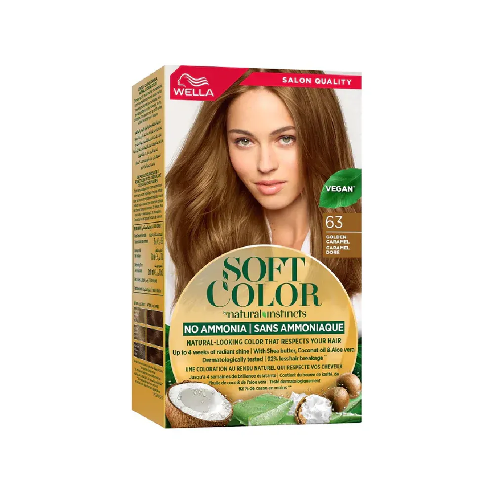 WELLA SOFT COLOR KIT 63 GOLDEN CARAMEL