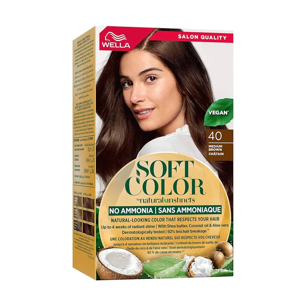 WELLA SOFT KIT 40 MEDIUM BROWN 125 ML
