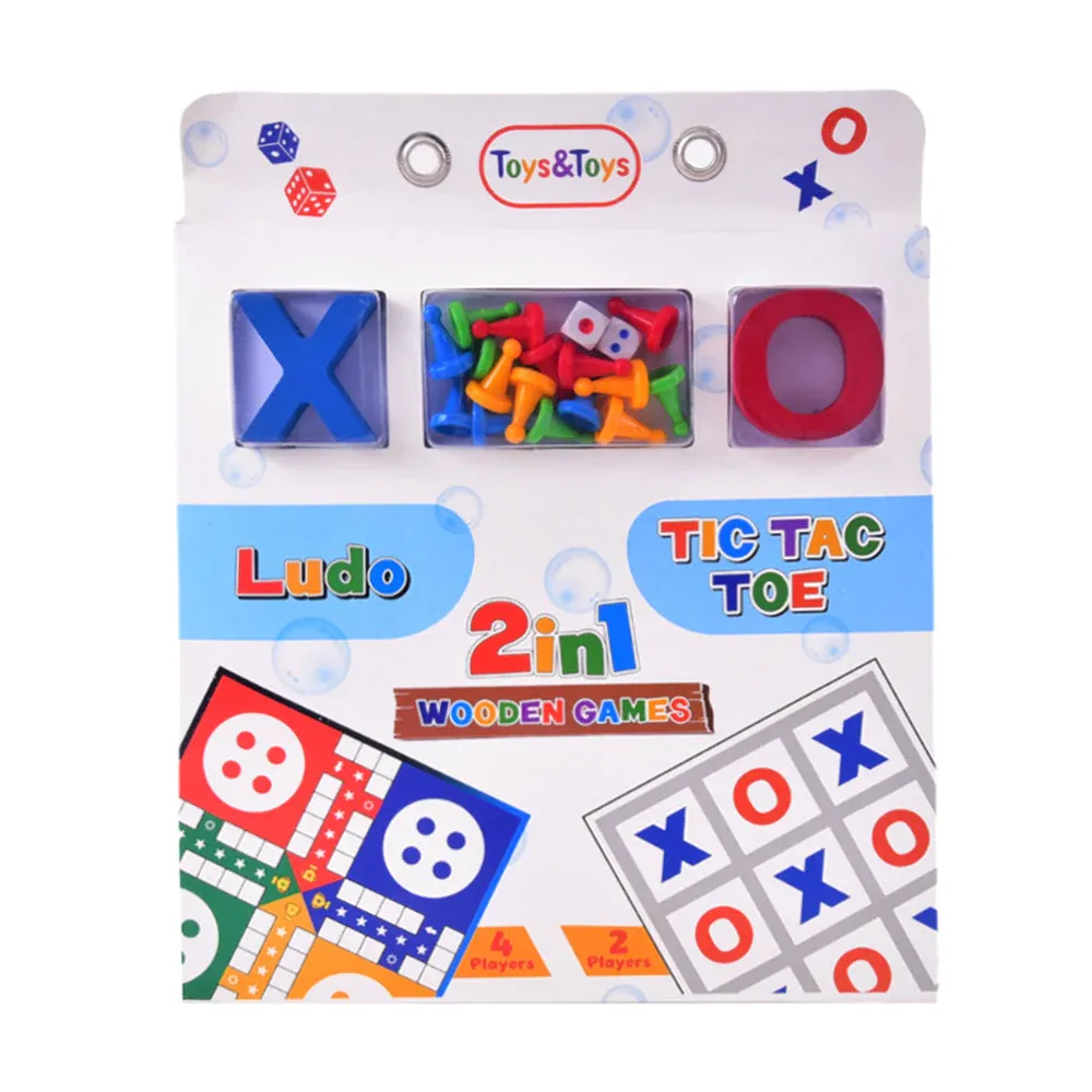 WLT-01 WOODEN 2IN1 GAME